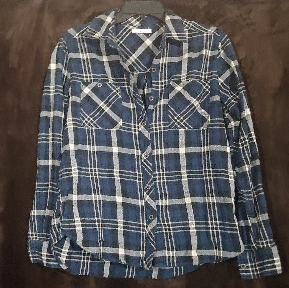 [NWOT] blue flannel